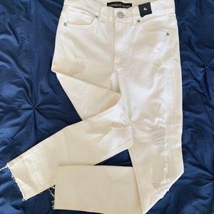 NEW Express distressed high rise jeans